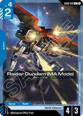 Raider Gundam (MA Mode) - GD02-019 - COMMON - Dual Impact