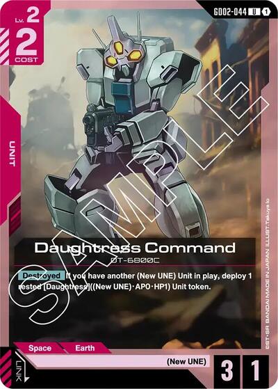 Daughtress Command - GD02-044 - UNCOMMON - Dual Impact