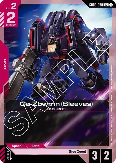Ga-Zowmn (Sleeves) - GD02-050 - COMMON - Dual Impact