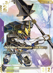 Gundam Barbatos 1st Form (LR++) - GD02-054 - Alternate Art Legendary Rare - Dual Impact