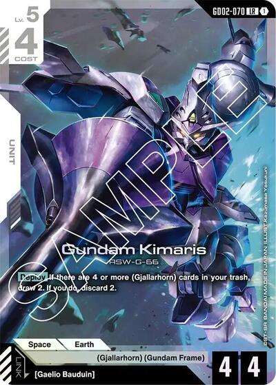 Gundam Kimaris - GD02-070 - LEGEND RARE - Dual Impact
