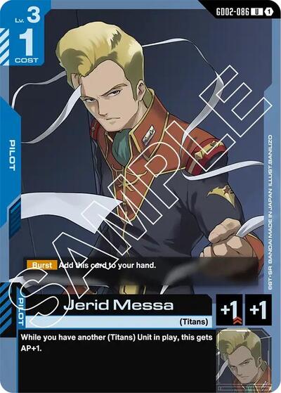 Jerid Messa - GD02-086 - UNCOMMON - Dual Impact