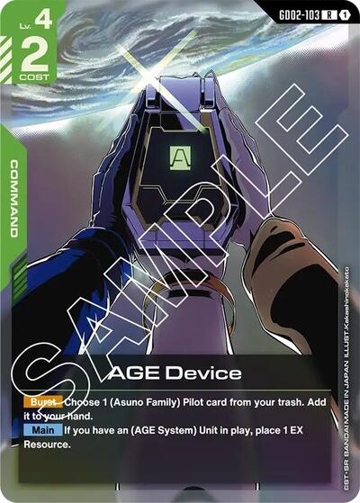 AGE Device - GD02-103 - RARE - Dual Impact