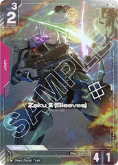 Zaku III (Sleeves) (Store Tournament Winner Pack 02) - GD02-048 - Full Art Common - Gundam Promotional Cards