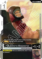 Quattro Bajeena (Store Tournament Participant Pack 02) - GD02-098 - UNCOMMON - Gundam Promotional Cards