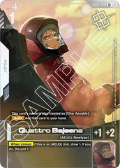 Quattro Bajeena (Store Tournament Winner Pack 02) - GD02-098 - Full Art Uncommon - Gundam Promotional Cards