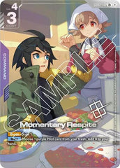 Momentary Respite (Store Tournament Winner Pack 02) - GD02-112 - Full Art Rare - Gundam Promotional Cards