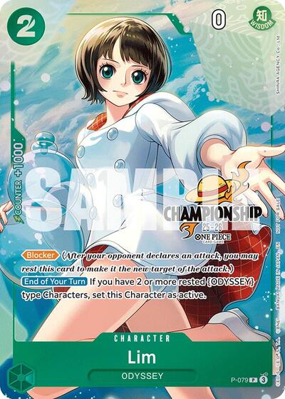 Lim (CS 25-26 Event Pack Finalist Ver.) - P-079 - Promo - One Piece Promotion Cards