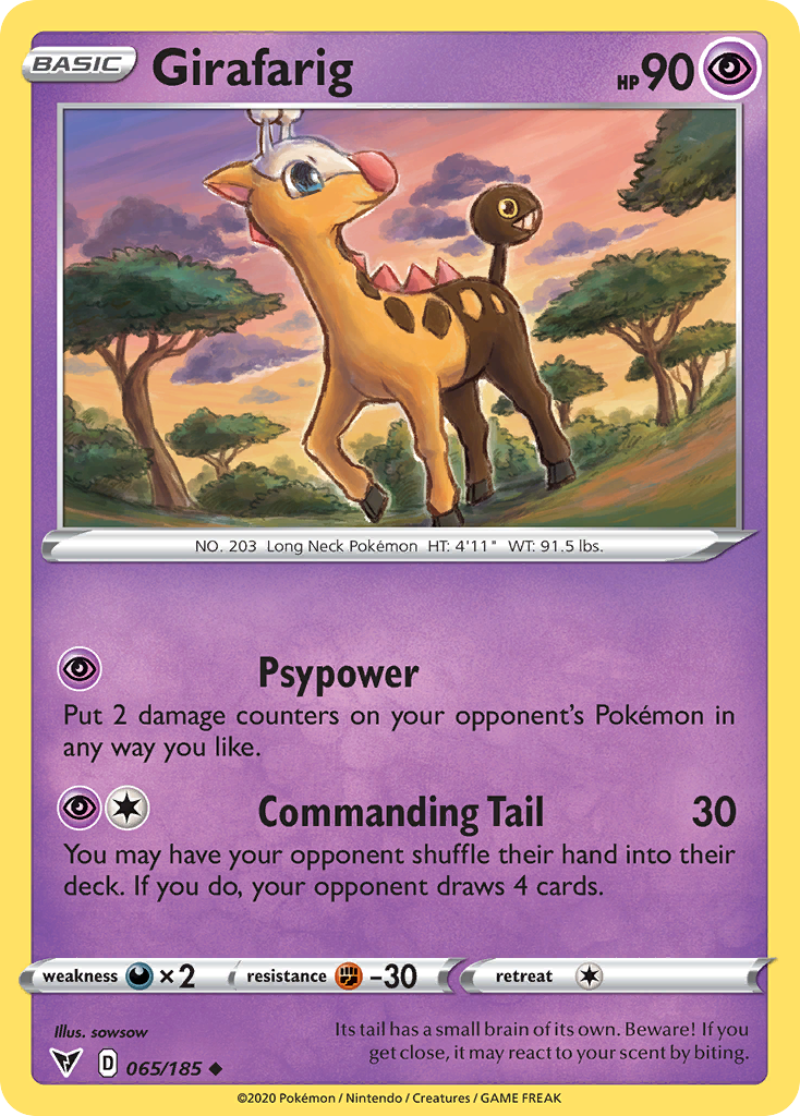 Girafarig - 065/185 - Vivid Voltage