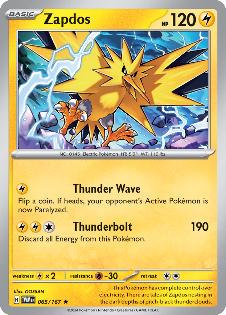 Zapdos - 065/167 - Twilight Masquerade