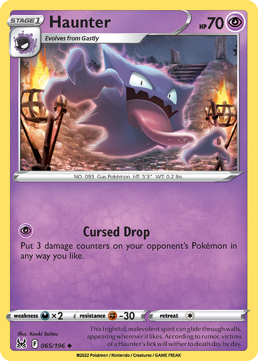 Haunter - 065/196 - Lost Origin