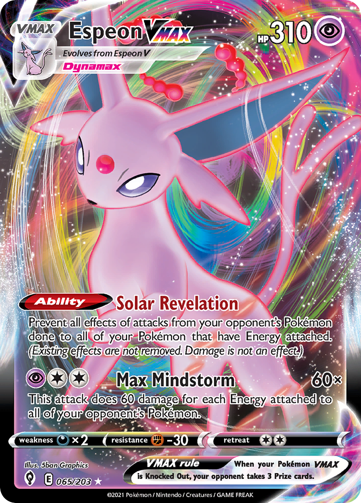 Espeon VMAX - 065/203 - Evolving Skies