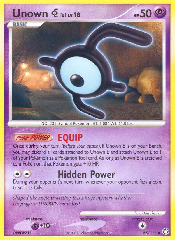 Unown [E] - 065/123 - Mysterious Treasures