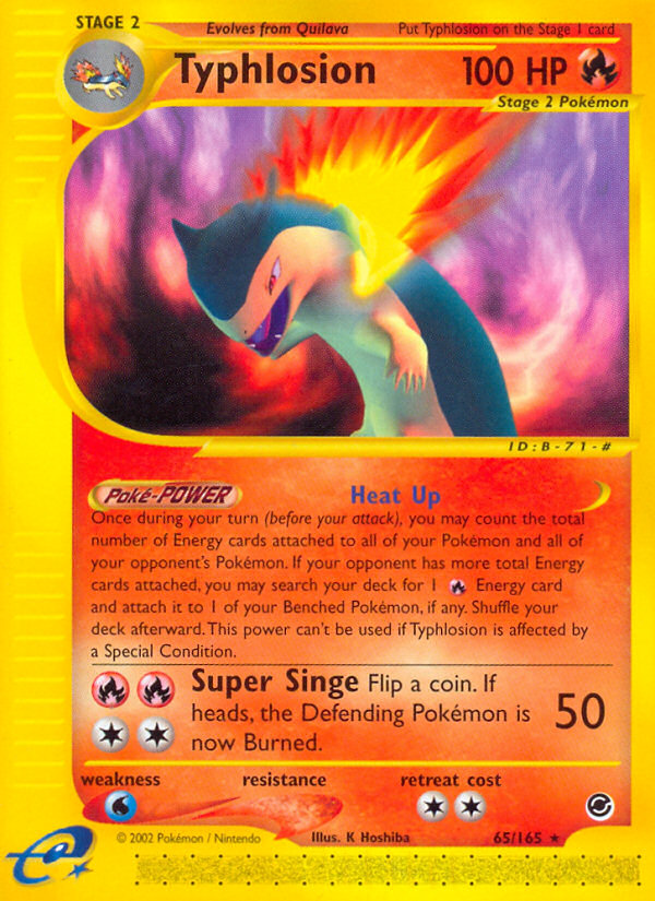 Typhlosion - 065/165 - Expedition Base Set