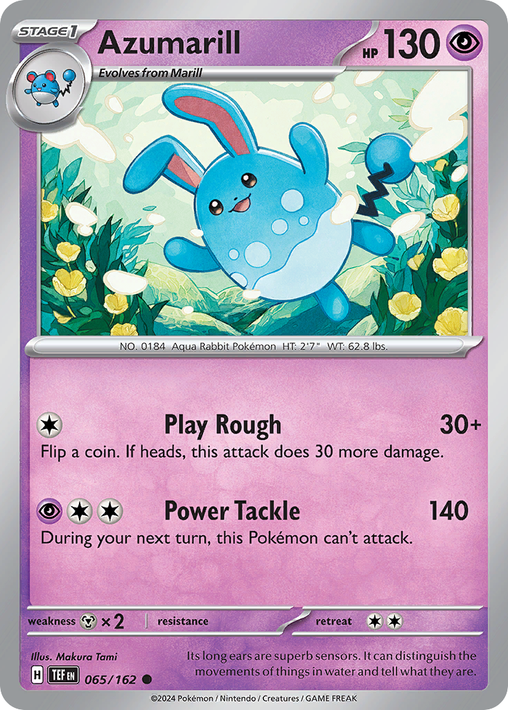 Azumarill - 065/162 - Temporal Forces