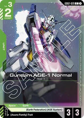 Gundam AGE-1 Normal (GD02-029) (GD02 Release Event) - GD02-029 - COMMON - Gundam Promotional Cards