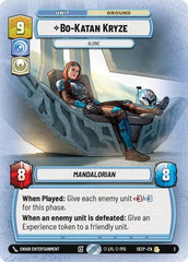 Bo-Katan Kryze - Alone - Rare - Secrets of Power: Weekly Play Promos