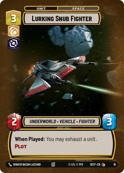 Lurking Snub Fighter - Common - Secrets of Power: Weekly Play Promos