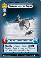 Cantwell Arrestor Cruiser - Uncommon (Foil) - Secrets of Power: Weekly Play Promos