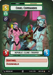 Cruel Commandos - Common (Foil) - Secrets of Power: Weekly Play Promos