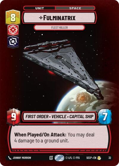 Fulminatrix - Fleet Killer - Rare (Foil) - Secrets of Power: Weekly Play Promos