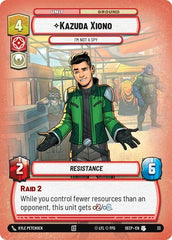 Kazuda Xiono - I'm Not A Spy - Uncommon (Foil) - Secrets of Power: Weekly Play Promos