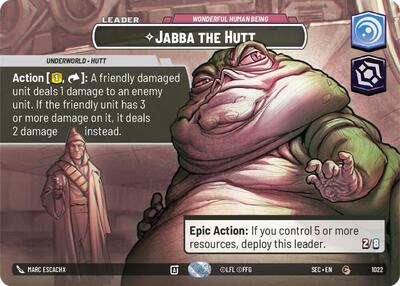 Jabba the Hutt - Wonderful Human Being - 1022 - Common (Showcase) - Secrets of Power