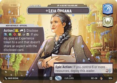 Leia Organa - Of A Secret Bloodline - 1024 - Common (Showcase) - Secrets of Power
