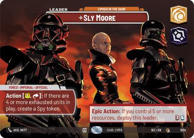 Sly Moore - Cipher in the Dark - 1034 - Common (Showcase) - Secrets of Power