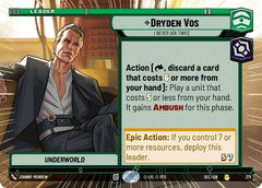 Dryden Vos - I Never Ask Twice - 271 - Rare (Hyperspace) - Secrets of Power