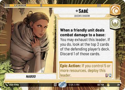 SabÃ© - Queen's Shadow - 281 - Rare (Hyperspace) - Secrets of Power