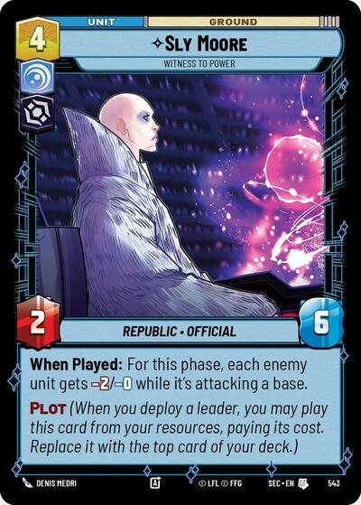 Sly Moore - Witness to Power - 543 - Uncommon (Foil) - Secrets of Power