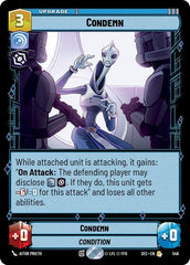 Condemn - 548 - Rare (Foil) - Secrets of Power
