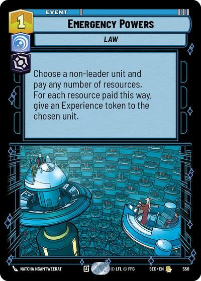 Emergency Powers - 550 - Rare (Foil) - Secrets of Power