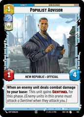 Populist Advisor - 551 - Uncommon (Foil) - Secrets of Power