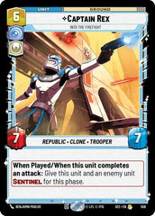 Captain Rex - Into the Firefight - 558 - Rare (Foil) - Secrets of Power