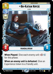 Bo-Katan Kryze - Alone - 561 - Rare (Foil) - Secrets of Power