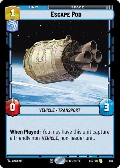 Escape Pod - 566 - Rare (Foil) - Secrets of Power