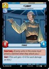 Lobot - Cloud City Coordinator - 567 - Uncommon (Foil) - Secrets of Power