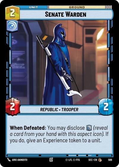 Senate Warden - 569 - Common (Foil) - Secrets of Power
