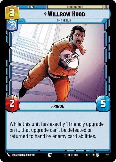 Willrow Hood - On the Run - 571 - Uncommon (Foil) - Secrets of Power