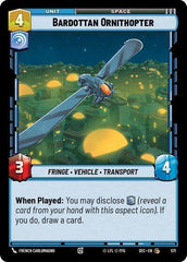 Bardottan Ornithopter - 571 - Common (Foil) - Secrets of Power