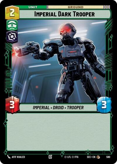 Imperial Dark Trooper - 590 - Common (Foil) - Secrets of Power