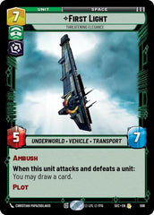First Light - Threatening Elegance - 598 - Rare (Foil) - Secrets of Power