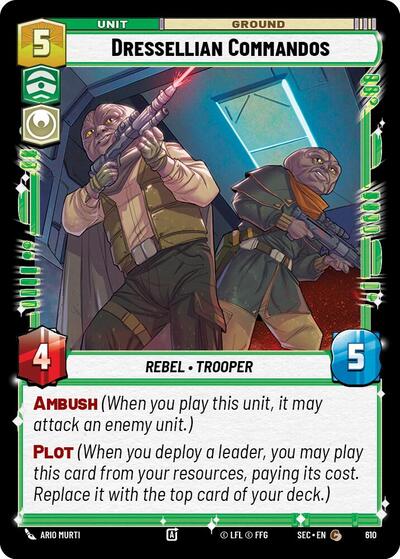 Dressellian Commandos - 610 - Common (Foil) - Secrets of Power