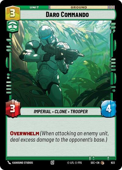 Daro Commando - 623 - Common (Foil) - Secrets of Power