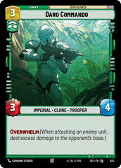 Daro Commando - 623 - Common (Foil) - Secrets of Power