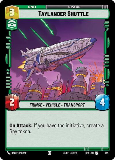 Taylander Shuttle - 625 - Uncommon (Foil) - Secrets of Power
