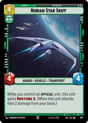 Nubian Star Skiff - 626 - Common (Foil) - Secrets of Power