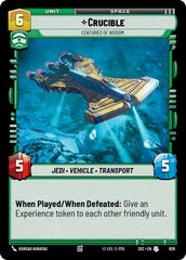 Crucible - Centuries of Wisdom - 629 - Uncommon (Foil) - Secrets of Power